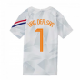 2020-2021 Holland Pre-Match Training Shirt (White) - Kids (VAN DER SAR 1)