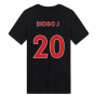 2020-2021 Liverpool Ground Tee (Black) - Kids (DIOGO J 20)