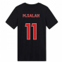 2020-2021 Liverpool Ground Tee (Black) - Kids (M.SALAH 11)