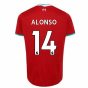 2020-2021 Liverpool Home Shirt (Kids) (ALONSO 14)