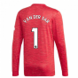 2020-2021 Man Utd Adidas Home Long Sleeve Shirt (VAN DER SAR 1)