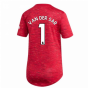 2020-2021 Man Utd Adidas Womens Home Shirt (VAN DER SAR 1)