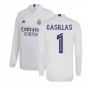 2020-2021 Real Madrid Long Sleeve Home Shirt (CASILLAS 1)