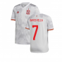 2020-2021 Spain Away Shirt (Kids) (DAVID VILLA 7)