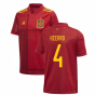 2020-2021 Spain Home Adidas Football Shirt (Kids) (HIERRO 4)