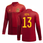 2020-2021 Spain Home Adidas Long Sleeve Shirt (KEPA 13)