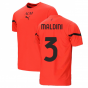 2021-2022 AC Milan Pre-Match Jersey (Red) (MALDINI 3)