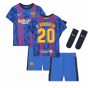 2021-2022 Barcelona Infants 3rd Kit (S.ROBERTO 20)