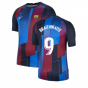 2021-2022 Barcelona Pre-Match Training Shirt (Blue) - Kids (BRAITHWAITE 12)