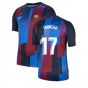 2021-2022 Barcelona Pre-Match Training Shirt (Blue) - Kids (TRINCAO 17)