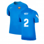 2021-2022 Barcelona Training Shirt (Blue) (DEST 2)