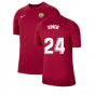 2021-2022 Barcelona Training Shirt (Noble Red) (JUNIOR 24)