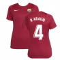 2021-2022 Barcelona Training Shirt (Noble Red) - Womens (R.ARAUJO 4)