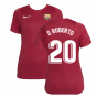 2021-2022 Barcelona Training Shirt (Noble Red) - Womens (S.ROBERTO 20)