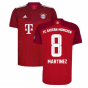 2021-2022 Bayern Munich Home Shirt (MARTINEZ 8)