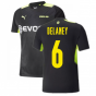 2021-2022 Borussia Dortmund Training Jersey (Black) (DELANEY 6)