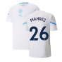 2021-2022 Man City Pre Match Jersey (White) - Kids (MAHREZ 26)