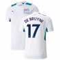 2021-2022 Man City Training Shirt (White) (DE BRUYNE 17)