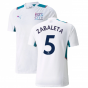 2021-2022 Man City Training Shirt (White) (ZABALETA 5)