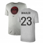 2021-2022 PSG Tee Evergreen Crest (Grey) (DRAXLER 23)