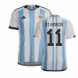 2022-2023 Argentina Home Shirt (DI MARIA 11)