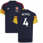 2022-2023 Arsenal Training Tee (Navy) (WHITE 4)