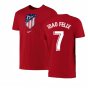 2022-2023 Atletico Madrid Crest Tee (Red) (JOAO FELIX 7)