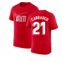 2022-2023 Atletico Madrid Swoosh Tee (Red) (CARRASCO 21)