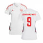 2022-2023 Bayern Munich Training Shirt (White) - Ladies (LEWANDOWSKI 9)