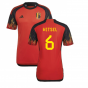 2022-2023 Belgium Authentic Home Shirt (WITSEL 6)