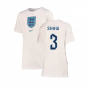 2022-2023 England Crest Tee (White) - Kids (Shaw 3)