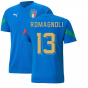 2022-2023 Italy Player Training Jersey (Blue) (ROMAGNOLI 13)