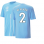 2022-2023 Man City FtblCulture Tee (Blue) (WALKER 2)