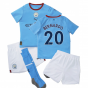 2022-2023 Man City Home Mini Kit (BERNARDO 20)