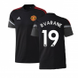 2022-2023 Man Utd Training Tee (Black) (R.VARANE 19)