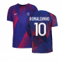 2022-2023 PSG Pre-Match Training Shirt (Blue) - Kids (RONALDINHO 10)