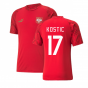 2022-2023 Serbia Pre-Match Jersey (Red) (KOSTIC 17)