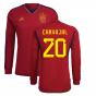 2022-2023 Spain Long Sleeve Home Shirt (CARVAJAL 20)