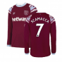 2022-2023 West Ham Long Sleeve Home Shirt (ANTONIO 9)