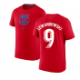 2022-2023 Barcelona Evergreen Crest Tee (Red) (A INIESTA 8)