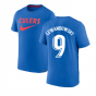 2022-2023 Barcelona Swoosh Club Tee (Blue) (A INIESTA 8)