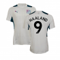 2021-2022 Man City PRO Training Jersey (White) (HAALAND 9)