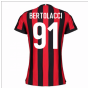 2017-2018 AC Milan Womens Home Shirt (Bertolacci 91)