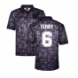 England 1990 Black Out Retro Football Shirt (TERRY 6)