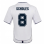 England 2002 Retro Football Shirt (Scholes 8)