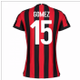 2017-2018 AC Milan Womens Home Shirt (Gomez 15)