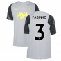 Liverpool 2021-2022 CL Training Shirt (Wolf Grey) - Kids (FABINHO 3)