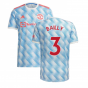 Man Utd 2021-2022 Away Shirt (Kids) (BAILLY 3)