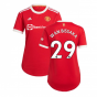 Man Utd 2021-2022 Home Shirt (Ladies) (WAN BISSAKA 29)