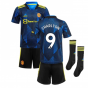 Man Utd 2021-2022 Third Mini Kit (Blue) (CHARLTON 9)